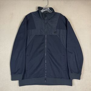 Ecko Unltd Jacket Mens 2XL Black‎ Full Zip Athletic Track Sweatshirt Adult